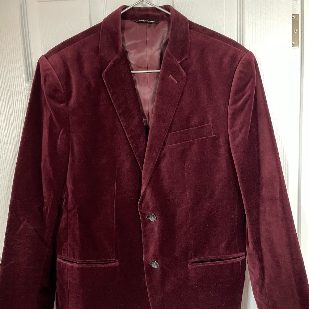 Banana Republic Tailored Fit Velvet Jacket